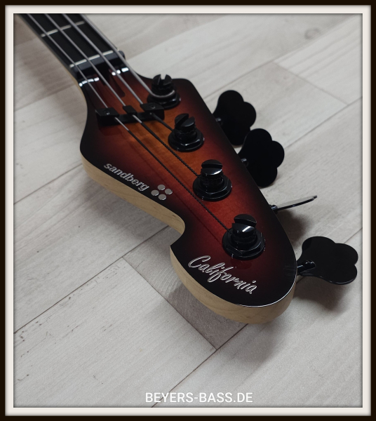 Sandberg California II TM4 Ebony, 3-Tone Sunburst Highgloss